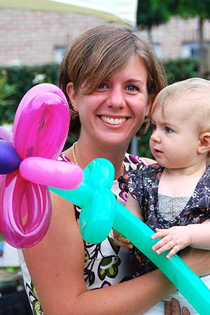 animation balloon flower for young child