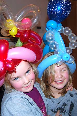 animation balloon hat party children