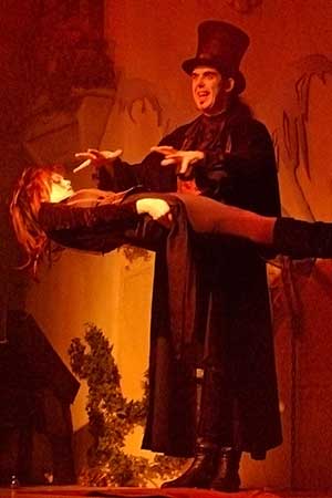vampire magician floating girl